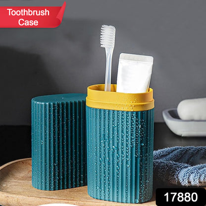 Plastic Toothbrush Case Travel Toothpaste Protection Lightweight Portable Storage Portable Multifunctional Storage Container Waterproof (1 Pc  Only Toothbrush Case)