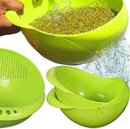 Durable Plastic Rice & Veggie Strainer