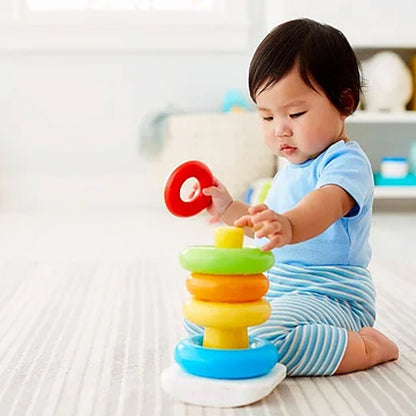 Colorful Teddy Stack-Up Rings for Babies