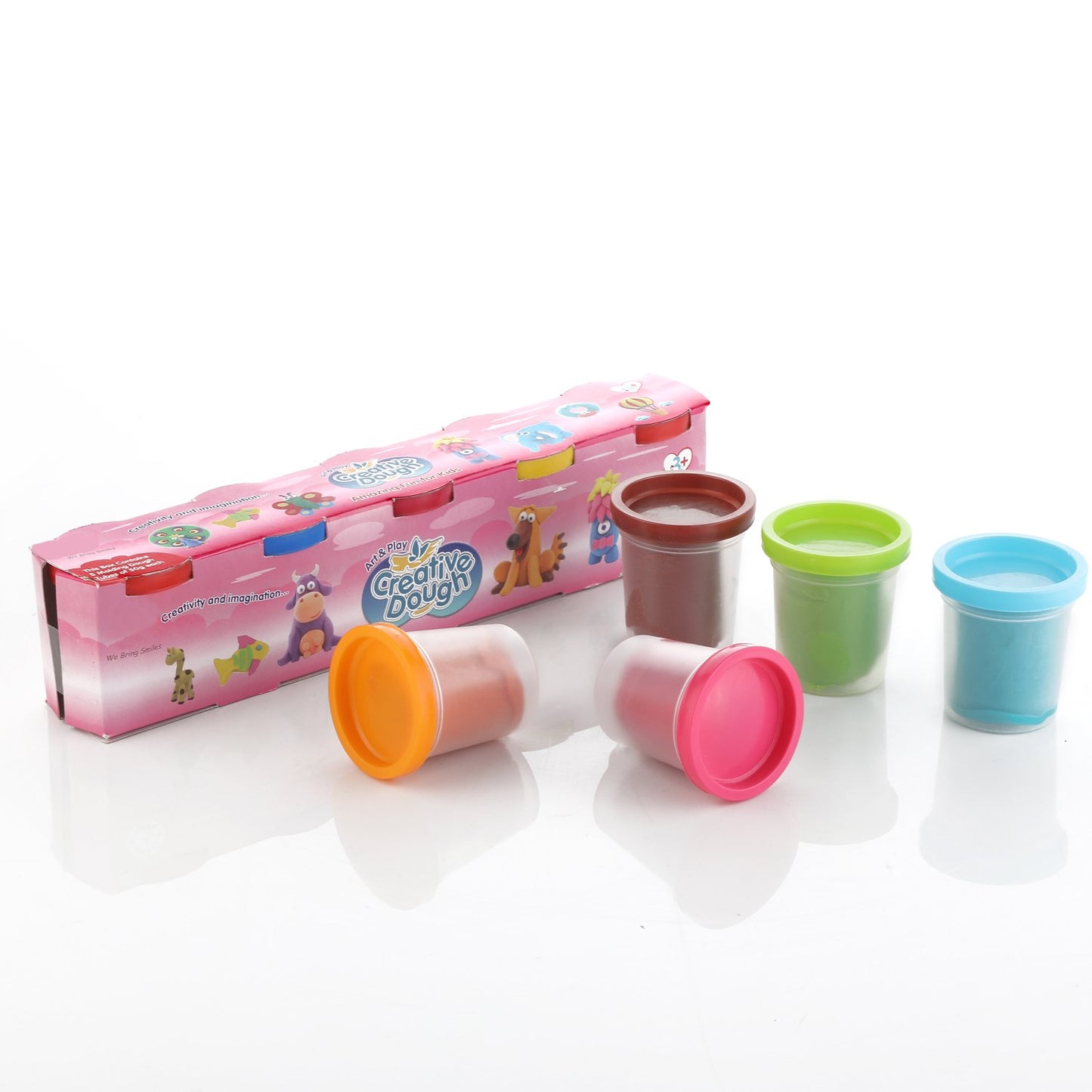 Non-Toxic Creative Dough Clay Set – 5 Colors