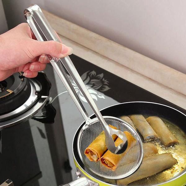 2-in-1 Kitchen Frying Spoon & Oil Strainer