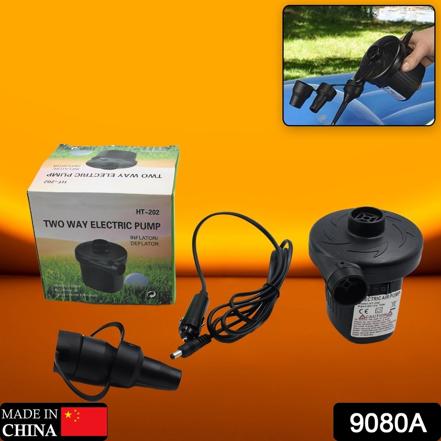 Multi-Purpose Electric Air Pump for Airbeds & Toys