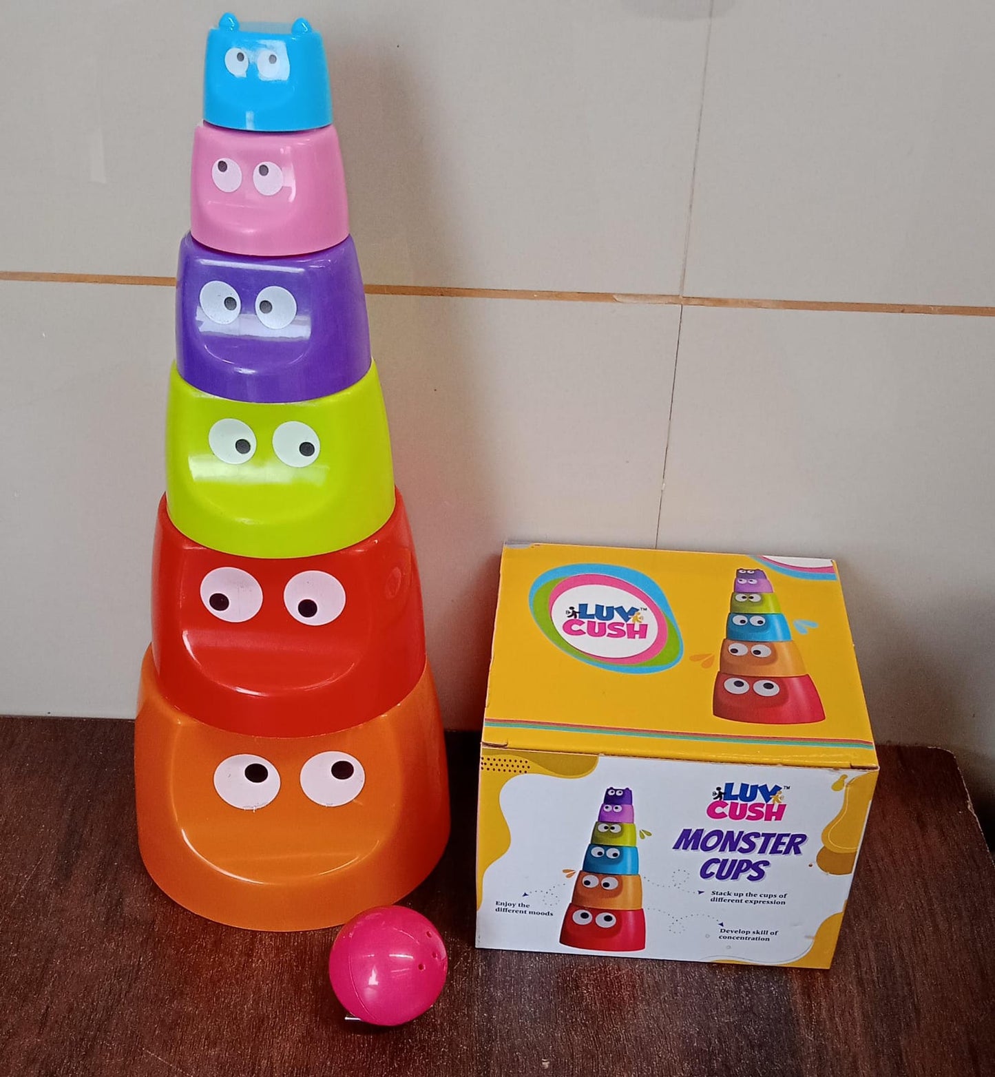 Monster Cups Activity Toy for Babies (5+ Months)