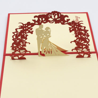 3d Paper Wish Card High Quality Paper Card All Design Card Good Wishing Card (All 3d Card  Birthday Greeting Cards Wedding Day Gift Card Merry Christmas Card (1 Pc)