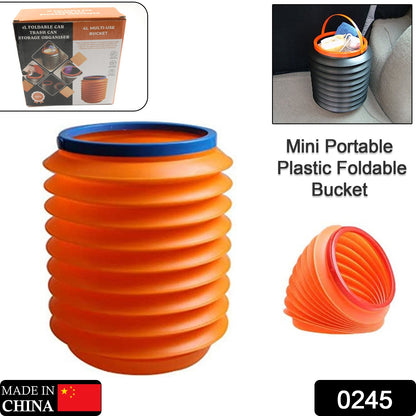 Compact Foldable Bucket for Versatile Home Use