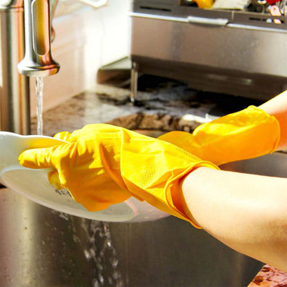 Durable Yellow Gloves for Gardening & Home Tasks