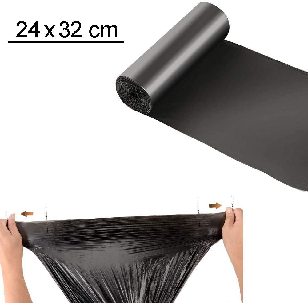 1575 Medium Black Trash Bags (24"x32")