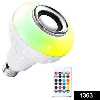 Smart LED Bulb with Bluetooth & Remote Control