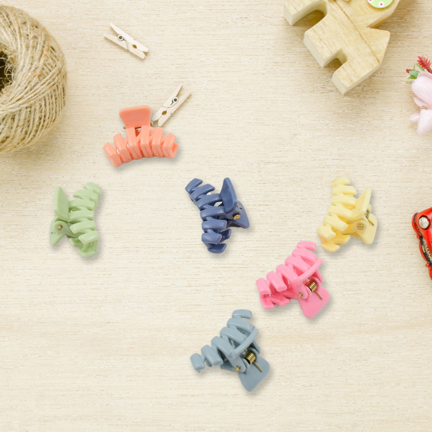 Hair Clips For Girls Kids Hair Accessories (6 Pcs Set)